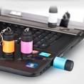 Móc khóa đèn pin sạc cổng USB