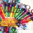 Móc khóa ống thủy tinh khắc chữ handmade