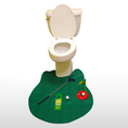 Bộ chơi golf trong toilet giúp bạn thư giãn thoải mái tại Sản Phẩm Sáng Tạo 244 Kim Mã, Hà Nội