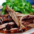 NGON LẠ: Thịt trâu gác bếp Trâu gác bếp Sơn La