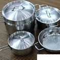 Bộ nồi inox 5 chiếc Fivestar vung INOX