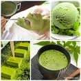 Bột trà xanh matcha, trà gạo lứt Nhật Bản nguyên chất xách tay , mua bột trà xanh nhật bản ở đâu