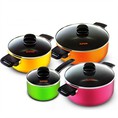 Bộ nồi canh chống dính sắc màu Supor S08A T1