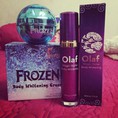 Kem dưỡng trắng da body cốt lạnh Frozen, Tắm trắng nước scandal, nước thần olaf, sữa tắm sản phẩm độc quyền linh phạm