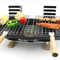 Bếp nướng than hoa khung thép, bếp nướng mini, bếp