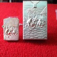 Zippo Đồng Khối Mạ Bạc 1938 cổ cũ