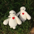 Bighero Baymax Thú móc len nhồi bông Amigurumi,móc đt ck Ivy1312 Gift shop lên VTV,VCTV,StyleTV