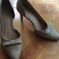 Cao gót Zara basic 9p , size 36 37 ,gót vuông dễ đi, đi vài lần : 120k mua 350k