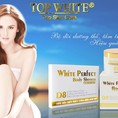 Kem tắm trắng WHITE PERFECT BODY SHOWER D8 4 trong1 và kem dưỡng trắng da white perfect body D9. MỸ PHẨM TOP WHITE