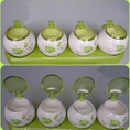 Bộ 4 lọ gia vị sứ Green Rose 245k