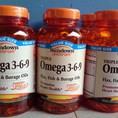 Sundown Naturals Triple Omega 3 6 9