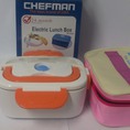 Hộp đựng cơm chefman 111LH , hộp ủ cơm thế hẹ mới cắm điện