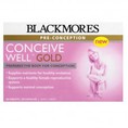 Tăng khả năng sinh sản nam nữ hàng Úc: Blackmores Conveice Well Gold và Menevit