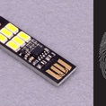 Đèn 6 led siêu mỏng cảm ứng cắm cổng USB
