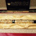 Bút phong thuỷ chạm rồng nổi vàng 24k