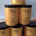 Hấp Fanola Oro Therapy 24k 100ml chuyên phục hồi tóc hư tổn