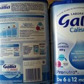 Sữa Gallia xách tay Pháp gồm: Số 01 , 02, 03 và 04