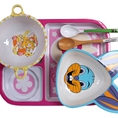 Bộ 4 và 5 sản phẩm bát đĩa tập ăn cho bé BABY