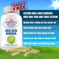 Tạm biệt Gout cấp với Esteem Uric Acid Reducer nhập khẩu từ Mỹ