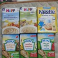 Thanh lý bột ăn dặm khởi đầu cho bé tập ăn dặm.Hipp,Heinz,Nestle