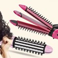 Lược điện đa năng, vừa dập xù, uốn xoăn, là thẳng, đánh rồi tóc, lược điện 3 in 1 giá cực khuyến mãi