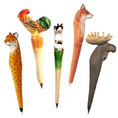 Bút bi gỗ khắc hình động vật ngộ nghĩnh tại Sản Phẩm Sáng Tạo 244 Kim Mã Hà Nội