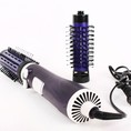 Lược điện xoay Kemei 4 in 1, Máy sấy xoăn 3D, Máy uốn tóc xoăn tự động chính hãng, Lược điện làm xoăn, uốn phồng, sấy cụ