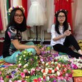 Cho thuê hoa cầm tay, vòng hoa đội đầu số lượng lớn giá rẻ tại Hà Nội