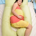 Shop HAHUMA bán gối bà bầu Hàn Quốc hình chữ U đẹp