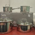 Bộ nồi inox 18/10 Wmf Astoria 4 món xách tay Đức