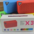 Loa Bluetooth X3 nhỏ gọn nhưng hiệu suất mạnh mẽ.