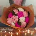 Hoa hồng giấy xoắn bó nhỏ
