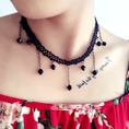 Vòng choker, dây chuyền hình tim cực điệu, khuyên tai ngọc trai sang choảnh