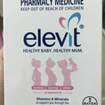 Elevit Thuốc hàng đầu tại Úc hỗ trợ mang thai, bổ sung dưỡng chất, giảm tối da tỉ lệ dị tật ở thai nhi