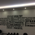 Typography tại phòng tập Gym Công ty Chevrolet Vietnam