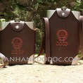 Bi đông đựng rượi có bao da rời