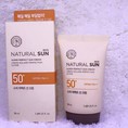 Kem Chống Nắng Natural Sun Super Perfect Sun Cream The Face Shop chứa thành phần chống nắng SPF 50,