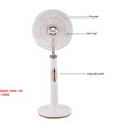 Quạt cây có điều khiển sanaky 5 cánh cực mát giá chỉ 940k