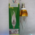 Đèn led nến 3W Đế hợp kimnhôm