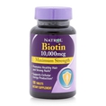 Viên uống hỗ trợ mọc tóc, chống rụng tóc Natrol Biotin 10000mcg 100 viên