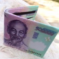 Ví hình tiền 500k, ví đôla 140k