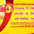 Vé máy bay VietJet Air khuyến mại chặng bay quốc tế