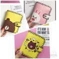 Ví da gập nữ hình Gấu brown Thỏ cony