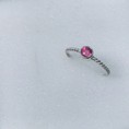 Nhẫn đá thiên nhiên Ruby, Bell s House gia công trang sức TPHCM, nhẫn bạc nữ 925, đá quý phong thuỷ TPHCM,