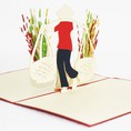 Quà tặng Thiệp lưu niệm 3D ấn tượng, tôn vinh nét đẹp của phụ nữ Việt