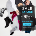 GARAGE SALE I Tất cả các mẫu giày và boots lên tới 70% tại BRANDY EXPORT SHOES 53 Đội Cấn, Hà Nội