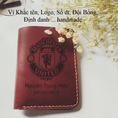 Ví Nam Da Bò Khắc khắc Tên, SĐT, Logo ngành/đội bóng ... theo yêu cầu của bạn