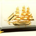Thuyền buồm mạ vàng 24K