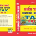 Biểu thuế xnk song ngữ năm 2017 tiếng anh tiếng việt mới nhất