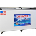 tủ đông kính cong Denver 880 lít, bảo hành 12 tháng.
